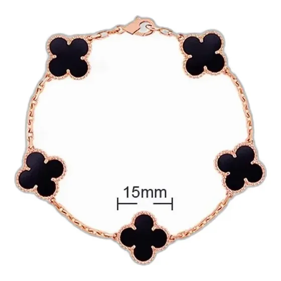 Van Cleef & Arpels Four-Leaf Clover Silver Bracelet