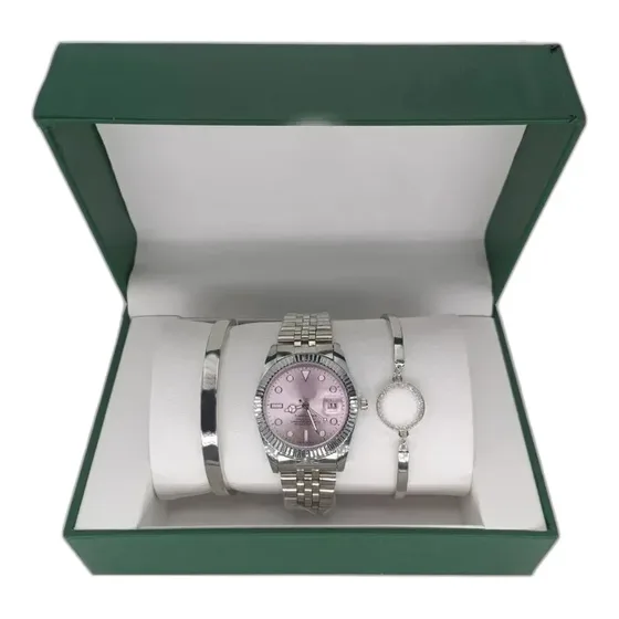 Rolex Two-Tone Watch and Bracelet Gift Set