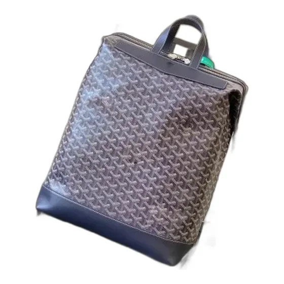 Goyard Chevron-Print Coated Canvas Backpack