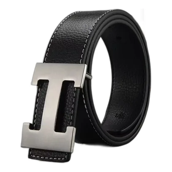 Hermès Leather H-Buckle Belt