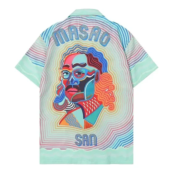 Casablanca Print Shirt and Shorts Set