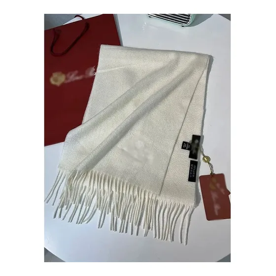 Loro Piana Cashmere Fringed Scarf