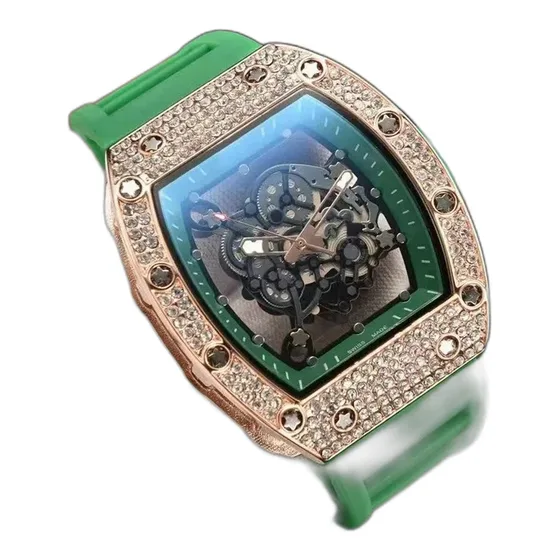 Richard Mille Skeleton Tonneau Quartz Watch