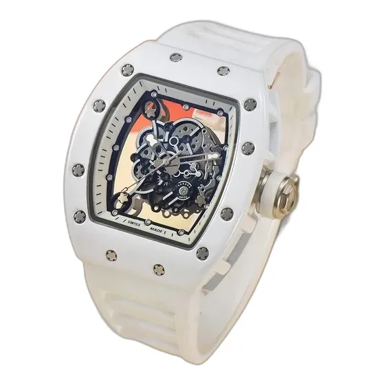 Richard Mille Skeleton Tonneau Quartz Watch