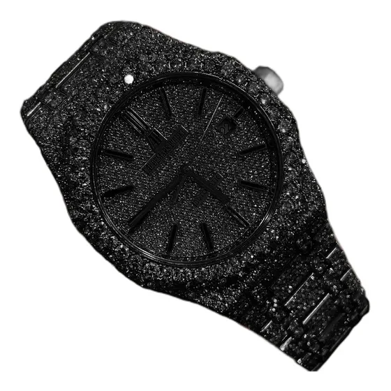 Rolex Iced Out Roman Dial Watch