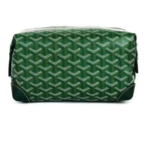 Goyard Chevron Print Cosmetic Pouch