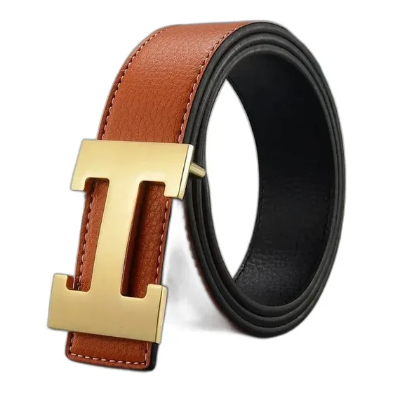 Hermès Leather H-Buckle Belt
