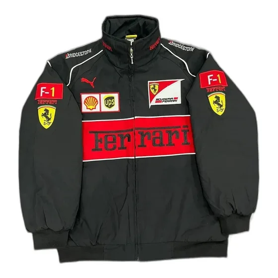 Ferrari F1 Racing Bomber Jacket