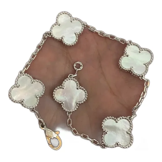 Van Cleef & Arpels Five-Motif Clover Bracelet