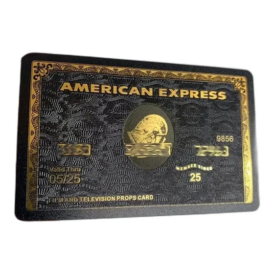 American Express Prop Novelty Black Card