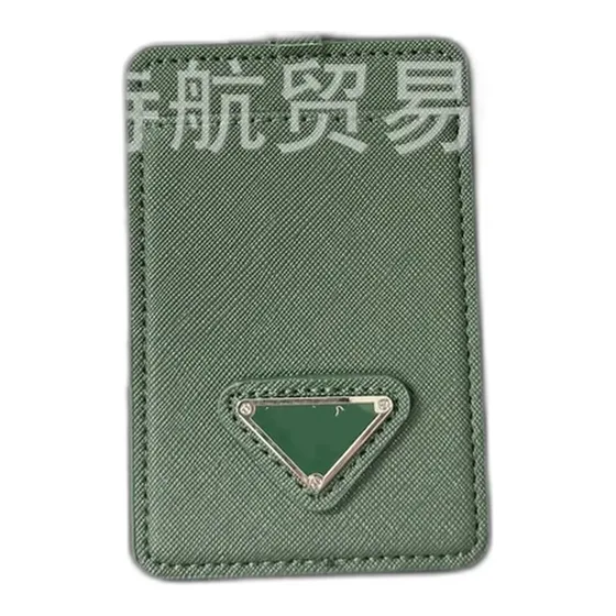 Prada Triangle Logo Lanyard Card Holder